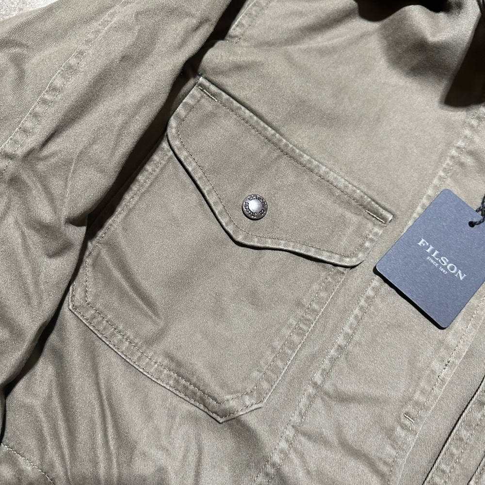 NWT Filson Granit Island Hooded Utility Jacket Green Womens $295 - Picture 4 of 5
